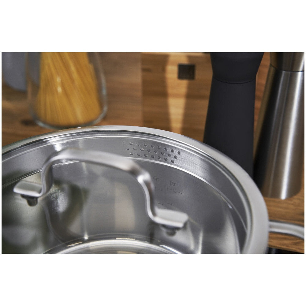 Zwilling TrueFlow Batteria Di Pentole In Acciaio Inox - Set 5 Pz