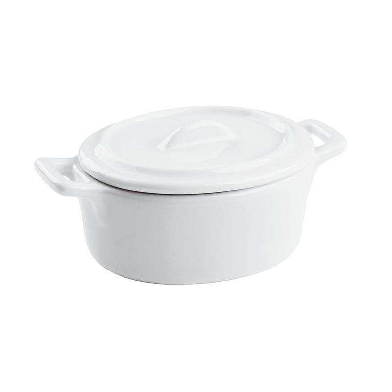 10 5X7 Cm Paderno Finger Food Mini Casserole en Porcelaine