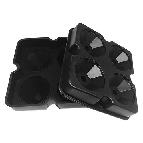 4 formes Paderno Moule à glace diamant en silicone
