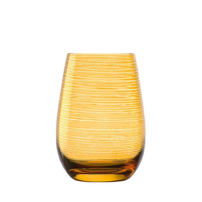 46 5 Cl Stolzle Lausitz Twister waterglas van glas Set van 6 stuks