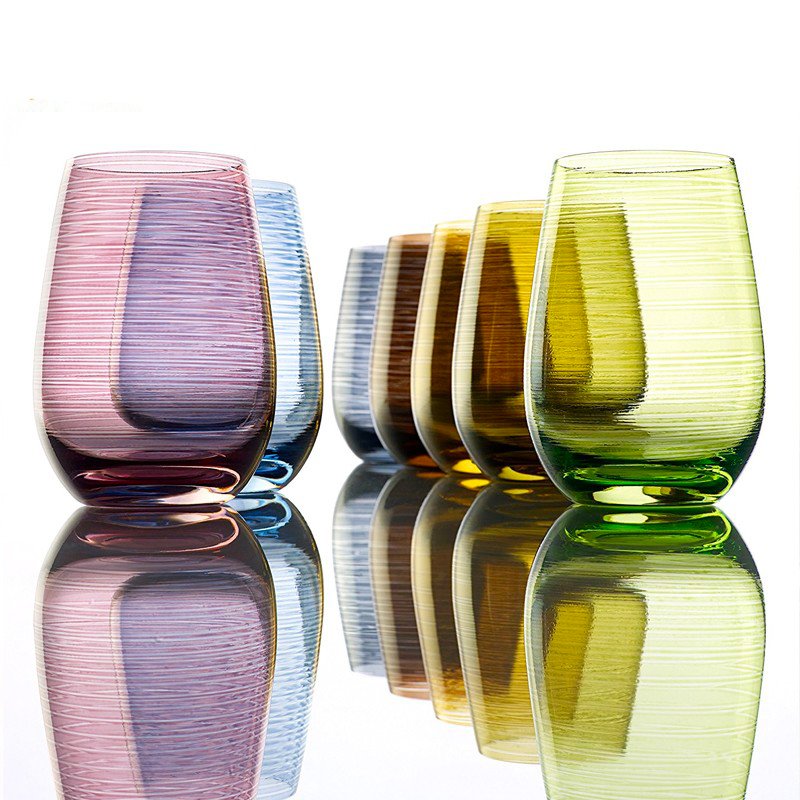 46 5 Cl Stolzle Lausitz Twister waterglas van glas Set van 6 stuks