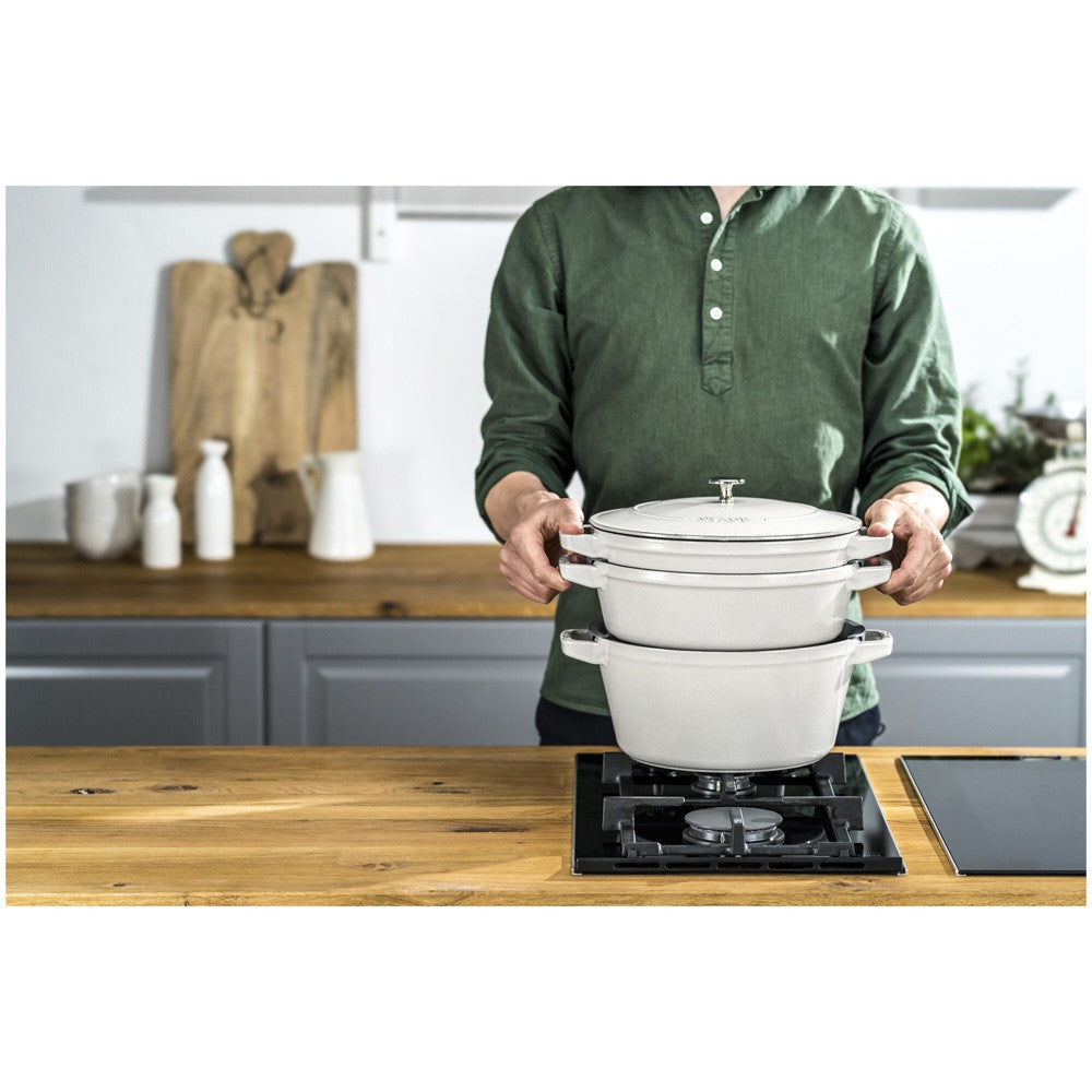 Staub Stackable Set Pentole In Ghisa - Set 3 Pz