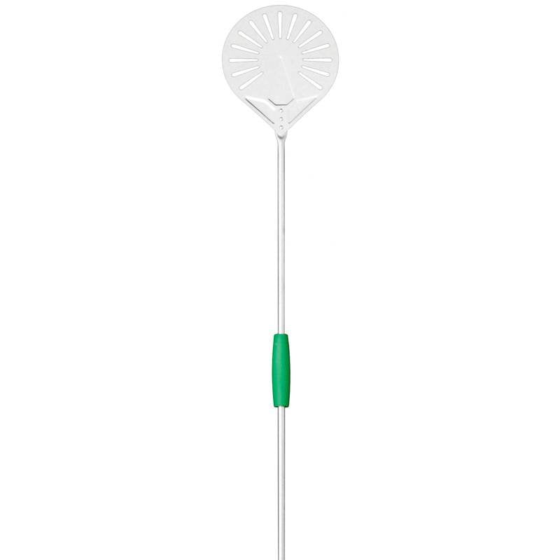 Paderno Perforated Round Pizza Peel in Anodised Aluminium