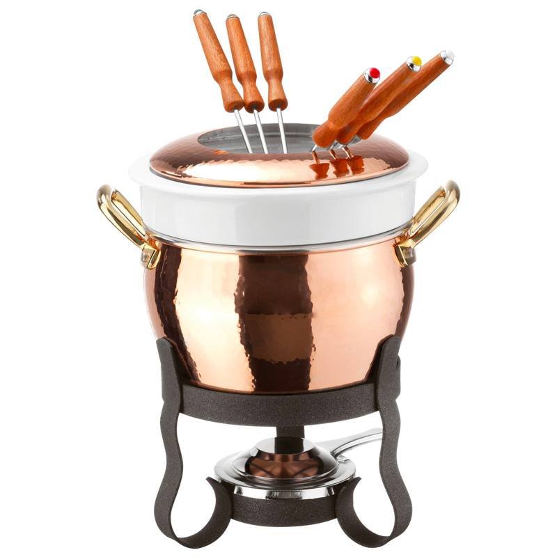 Paderno Serie 15400 Fondue Set In Koper