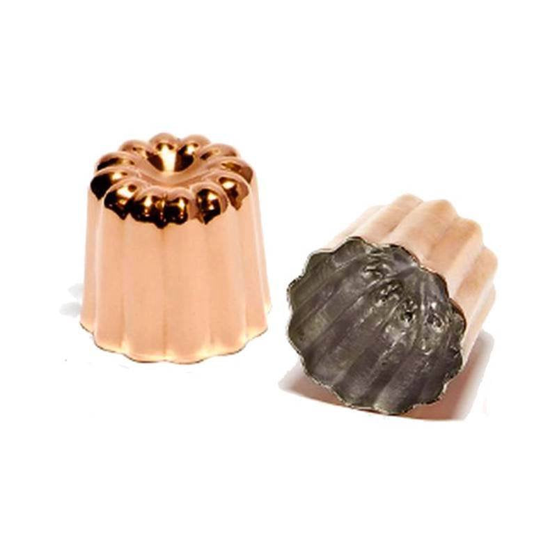 5 5 Cm Paderno Serie 15400 Molde en cobre Set de 3 pz