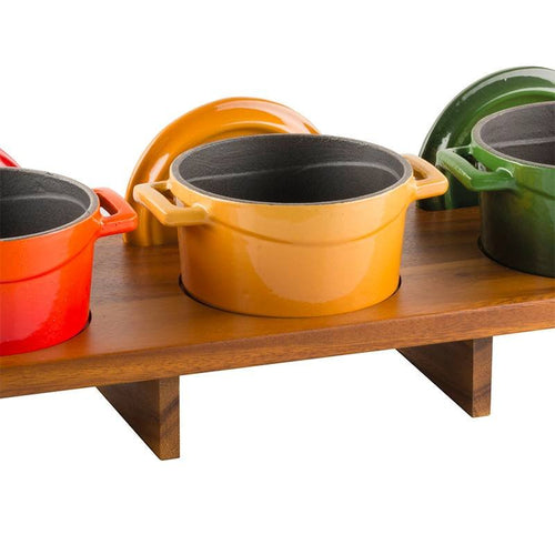 Paderno Topf-Untersetzer Für 3 Kleine Töpfe Aus Holz
