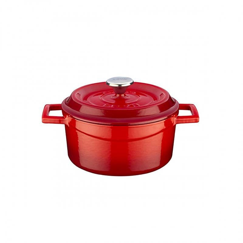 16 Cm Paderno Casseruola Rotonda In Ghisa Smaltata