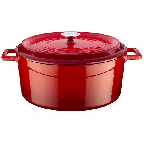 32 Cm Paderno Runder Emaillierter Gusseisen-Kochtopf