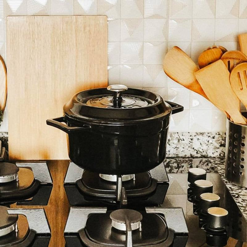 20 Cm Paderno Casseruola Rotonda In Ghisa Smaltata