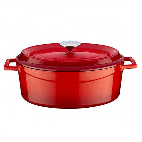 29 Cm Paderno Ovaler Emaillierter Gusseisen-Kochtopf