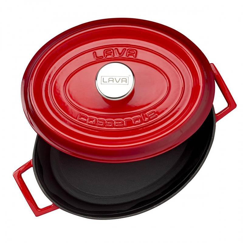29 Cm Paderno Casseruola Ovale In Ghisa Smaltata