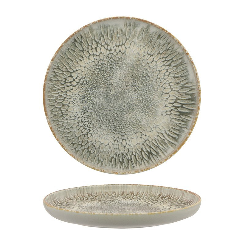 33 Cm Dust Assiette Plate en Grès Set 4 Pcs
