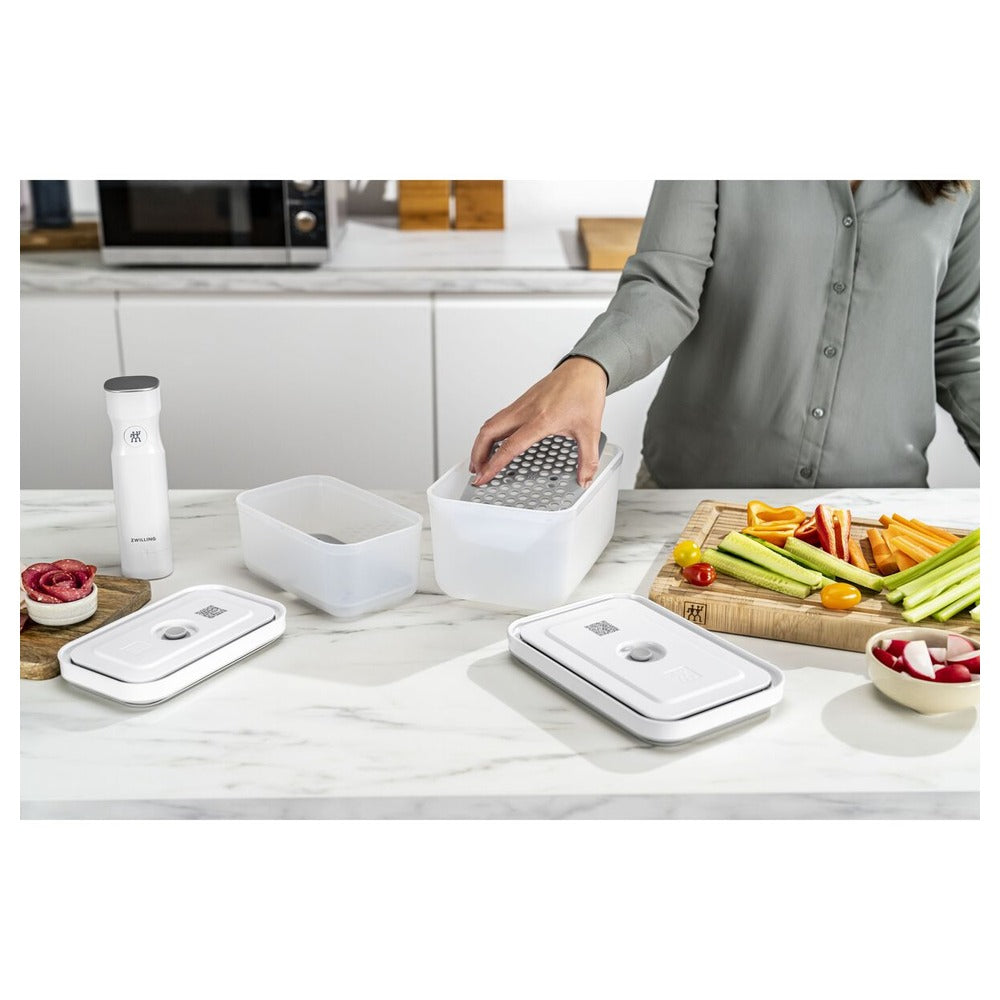 Zwilling Fresh & Save Druppelrooster Van Kunststof Voor Kunststof Containers - Set 2 Pz