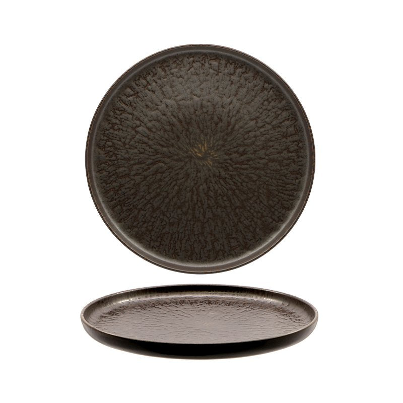 33 Cm Taal Plato Llano en Gres Set 4 Pzs