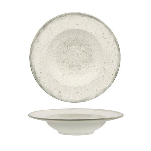 27 5 Cm Lace Assiette pâtes en grès Set de 4 pz