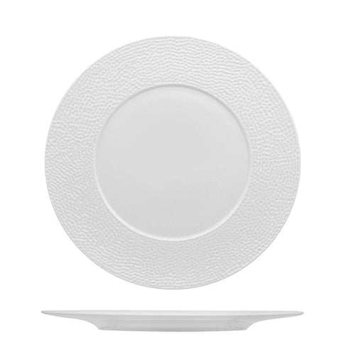 23 Cm Zen Tunisie Martellato Assiette plate en porcelaine Set 6 Pcs
