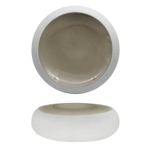 27 Cm Genesys Evo Assiette de présentation ronde en porcelaine Set 2 Pcs