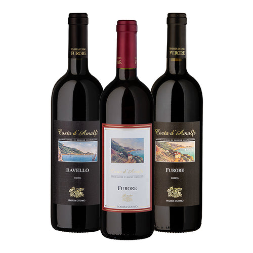 I Grandi Rossi Costa D Amalfi Doc 2019 2022 Cantine Marisa Cuomo Set de 3 bouteilles