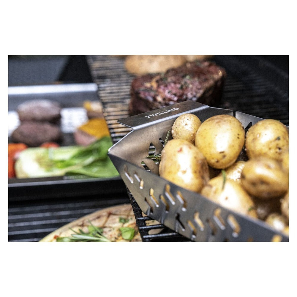 25 cm - Zwilling BBQ+ Plat À Rôtir Barbecue En Acier Inoxydable