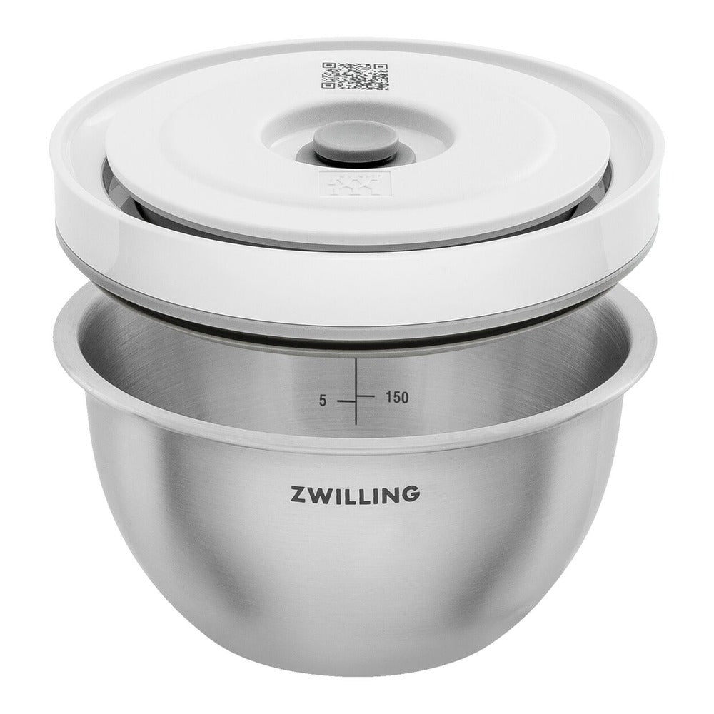 Zwilling Fresh & Save set bols avec couvercles sous vide en acier inoxydable - set 6 pièces