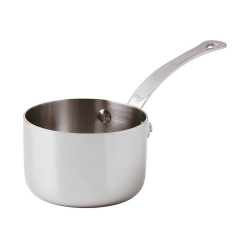 Paderno Series 12200 Miniature casserole haute avec manche en acier inoxydable