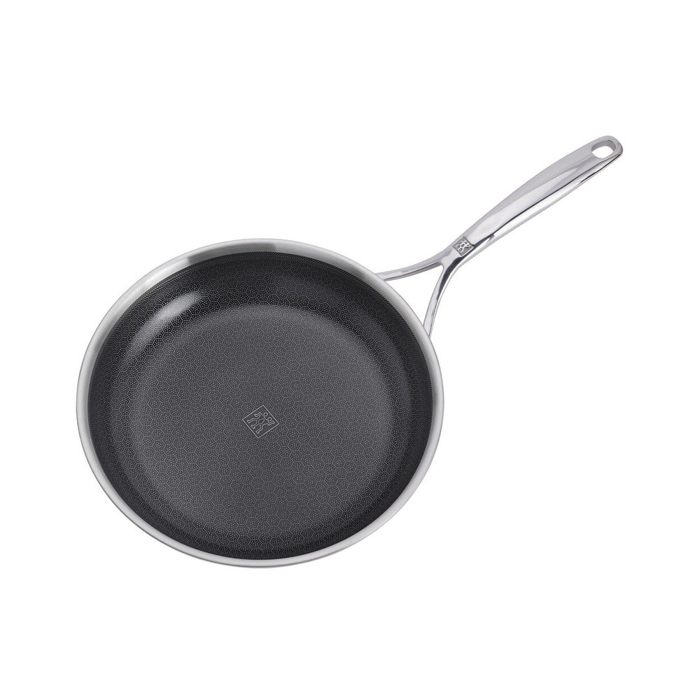Zwilling Peak anti-aanbak ondiepe pan in roestvrij staal met Ceraforce Hycoat coating