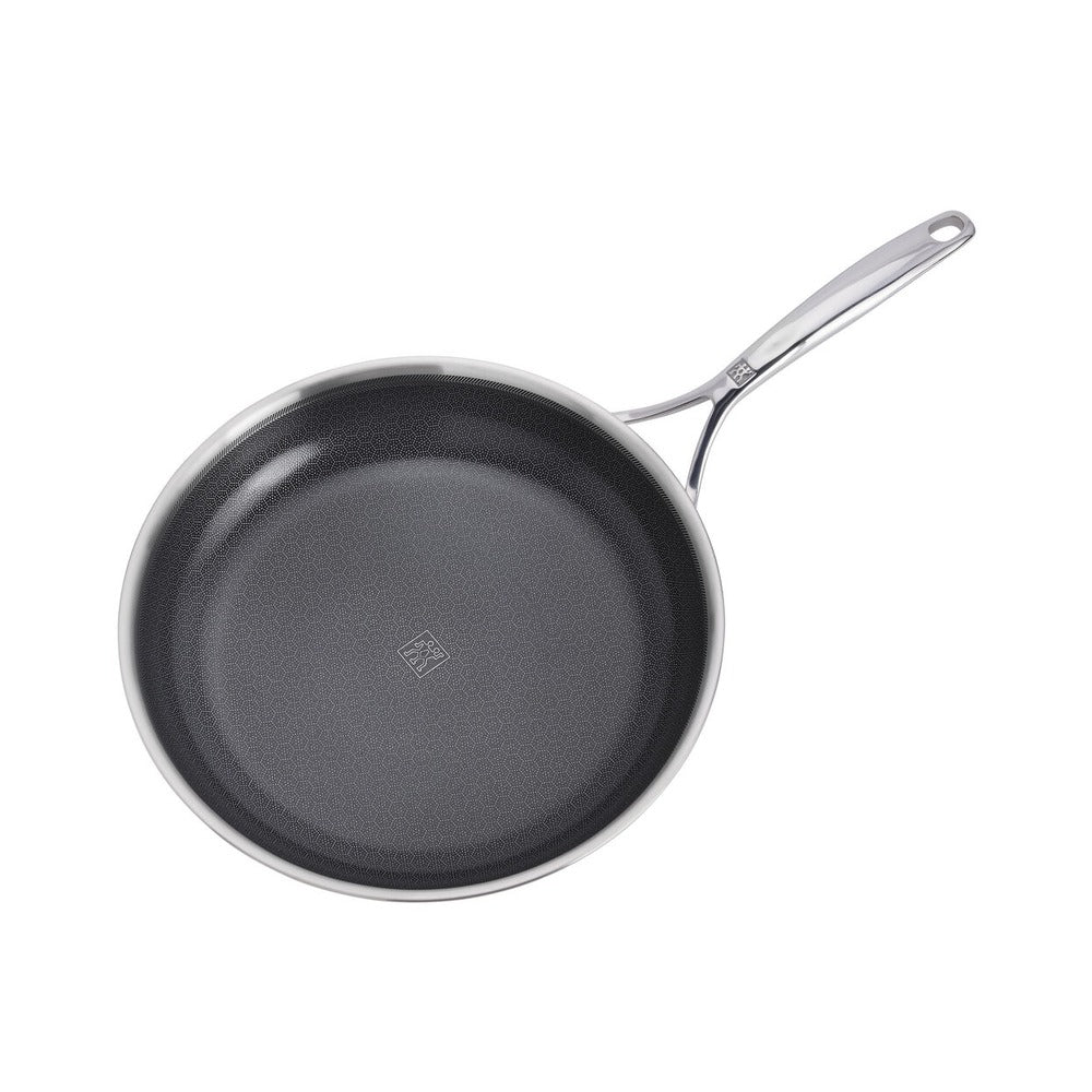 Zwilling Peak anti-aanbak ondiepe pan in roestvrij staal met Ceraforce Hycoat coating