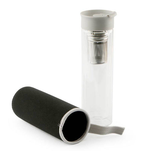 35 Cl Ilsa Bottiglia Termica In Vetro Borosilicato Con Infusore In Acciaio Inox