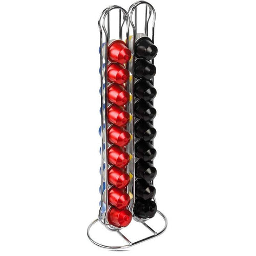 36 Cps Ilsa Porta Capsule Per Astucci Nespresso In Acciaio Inox