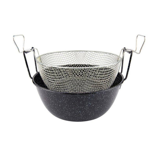 36 Cm Ilsa Friteuse avec panier en fer