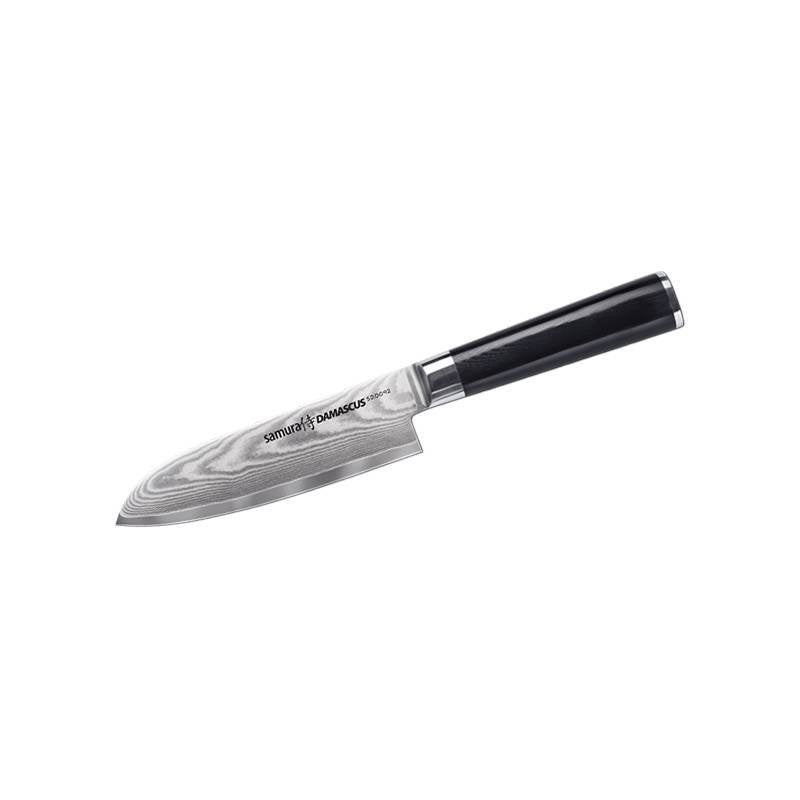 Samura Damascus Cuchillo Santoku En Acero Damasco