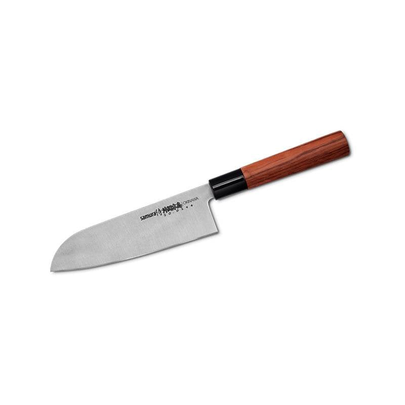 17,5 cm Samura Okinawa cuchillo Santoku acero inoxidable