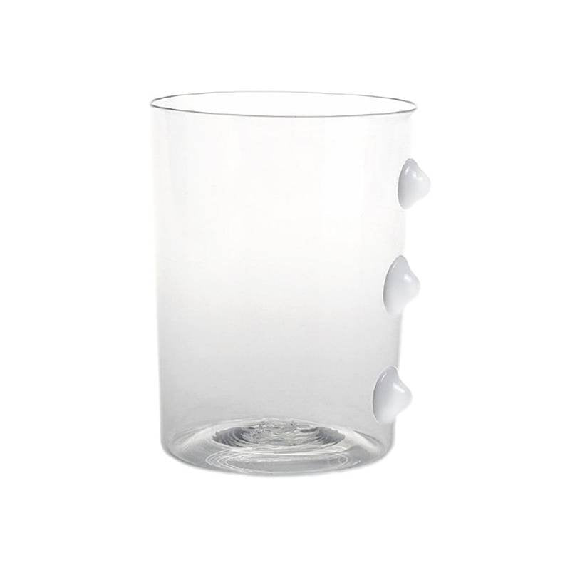 37 Cl Zafferano Petoni Verre À Eau 3 Points Verticaux En Verre Borosilicate Set 6 Pezzi