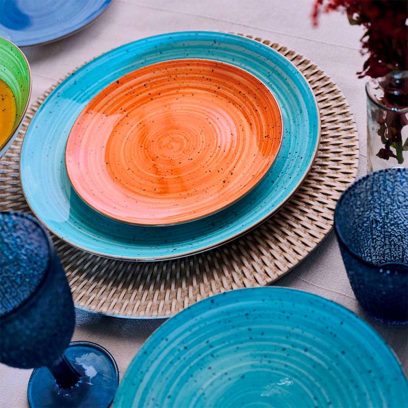 Tognana Madison Kaleido Servizio Piatti In Porcellana Set 18 Pz