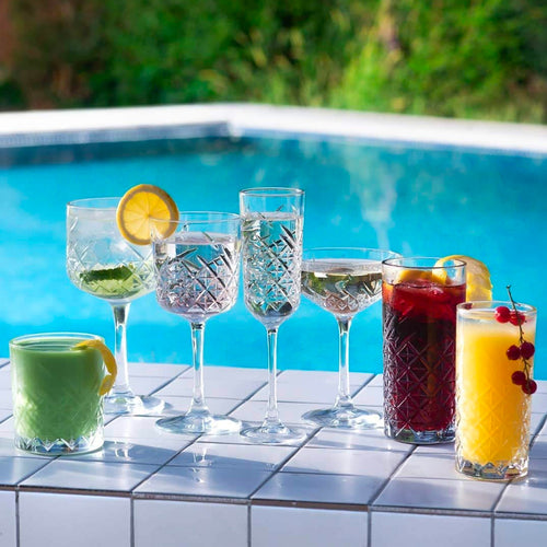 17 5 Cl Pasabahce Timeless Champagnerflöte aus Sicherheitsglas Set mit 4 Teilen