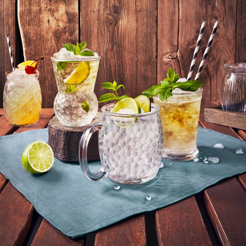 54 5 Cl Bormioli Rocco Bartender Cocktailglas Van Glas Set van 6 St.