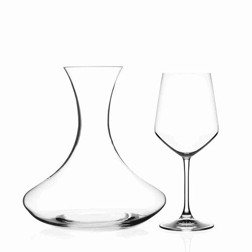 Rcr Universum Decanter En Verre Set 7 Pcs