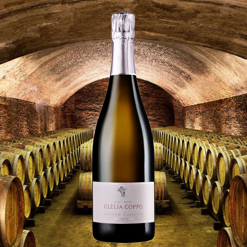 Clelia Coppo Brut Rose Metodo Classico 2020 Cantine Coppo