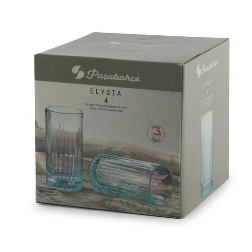 45 Cl Pasabahce Elysia Bicchiere Cocktail In Vetro Set 4 Pezzi