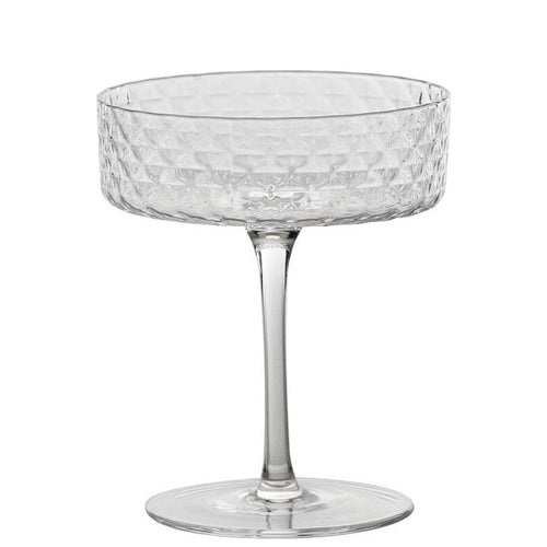 25 Cl Zafferano Veneziano Mixology Champagnercoupe aus Glas Set 4 Stk