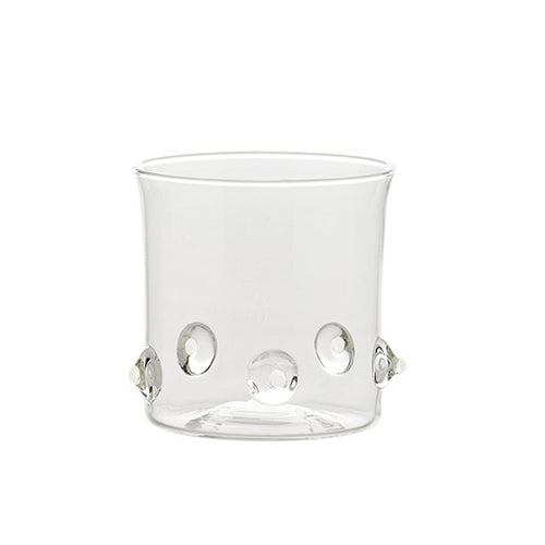 38 Cl Zafferano Patea Verre à eau points colorés en verre borosilicaté Set de 6 pièces