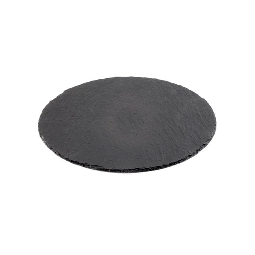 22 Cm Aps Rundes Servierbrett aus Schiefer