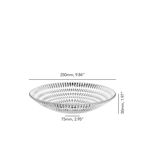 25 cm - Nachtmann Ethno Coupe Centre de Table En Verre Cristallin