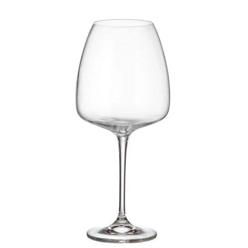 61 Cl Crystalex Bohemia Anser Calice Vino Rosso In Vetro Set 2 Pezzi