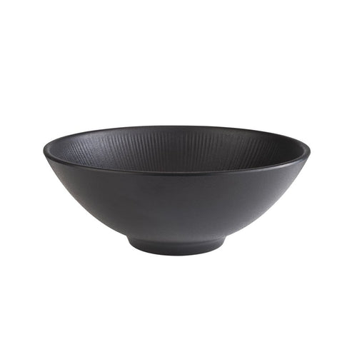 24 Cm Aps Nero Schale aus Melamin Set 6 Stk