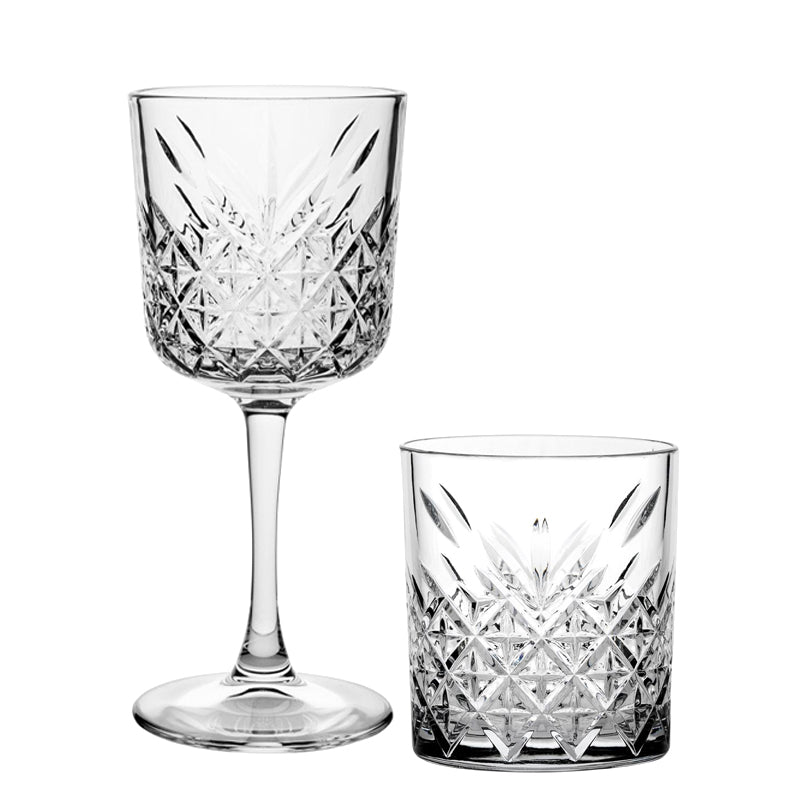 Pasabahce Timeless Set Copas y Vasos En Vidrio Templado Set 12 piezas