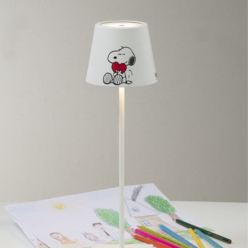 38 Cm Zafferano Poldina X Peanuts tafellamp
