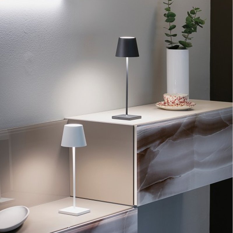 38 Cm Zafferano Poldina Lampada Da Tavolo