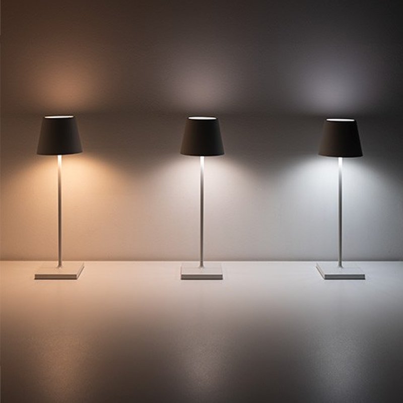 38 Cm Zafferano Poldina Lampada Da Tavolo
