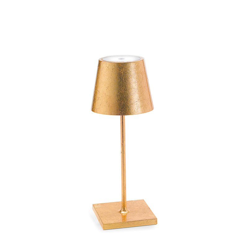 30 Cm Zafferano Poldina Mini Lampada Da Tavolo